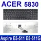 ACER 5830 全新 繁體中文 鍵盤 E1-522 E1-522G E1-530 E1-530G (9.5折)