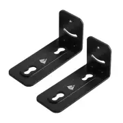 3X(2Pcs Soundbar Stand Universal -Slip Metal Sound Bar Wall Mounting Holder4602