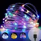 DIY Decorative Light Copper Wire Lamp Fairy Light LED String Light USB 20m