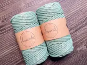 4.5mm Premium Matte Polyester Macrame cord - MINT #2