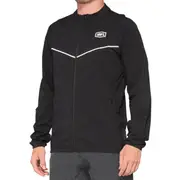 100% Corridor Stretch Windbreaker Jacket Black