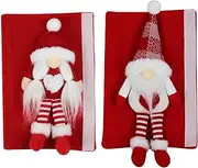 Christmas Cabinet Handle Covers - Set of 2 Christmas Kitchen Appliance Handle Covers | Oven Door Handle Protector for Fall Thanksgiving Decorations
