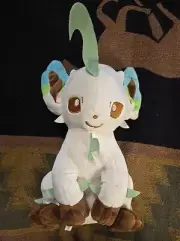 Tomy Pokemon Leafeon Plush 11” Stuffed Toy Doll Eevee Grass Evolution Anime