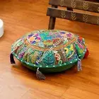 Handmade Patchwork Cushion Cover Khambadiya Sofa Decor Pillowcase Traditional