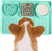 Dog Licking Mat - Silicone Puzzle Feeder | Slow Feeding, Multi-Functional Enrichment Toy, Pet Supplies for Mental Stimulation Calming Boredom Relief Indoor Play