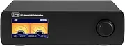 YULONG DP1 Network Streamer, Built-in AS338 chip Digital Interface, NET/USB/Word Clock Input, AES/Optical/Coax/I2S Output, Music Streamers, Black