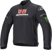 Alpinestars T-SPS Air Monster Motorcycle Textile Jacket, black-white-red, Size S for Men Black White Red