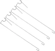 OFFSCH 4Pcs Stainless Steel Air Plant Hanging Hooks Durable Wall Ornaments for Balcony Decor for Displaying Tillandsia Plants and Wall Hanging Planters