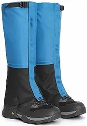 [CSCCS] Outdoor Hiking Leggings Snow Gaiters Breathable Leggings for Men and Women Adjustable Lightweight Anti-Soaking Leggings,Shoelace Hooks,for Snowshoeing Mountaineering