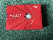 Callaway Chrome Soft 2020 Golf Balls White- Dozen {NEW}