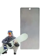 Ski Wax Scraper Stainless Steel Snowboard Wax Kit Snowboard Tool Practical