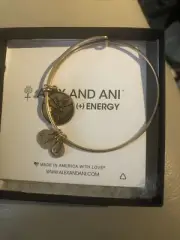 ALEX AND ANI (+) ENERGY goddaughter Bracelet Bangle Gold