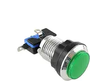 Arcade Machine Game Console Push Button - Small Button with Light for Arcade Machine | Bright Visual Game Console Supplies for Bedroom, Living Room, and Internet Cafe