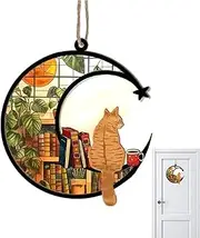 Sun Catcher Indoor Window - Cute Window Sun Catcher Cat Ornament - Animal Decorative Ornaments Home Wall Decor for Living Room Bedroom