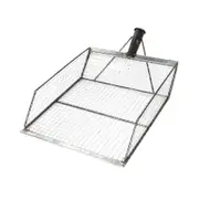 Leaking Soil Shovel Mesh Sifting Shovel Sieve Soil Shovel for Hourglass Soil Mesh 0.4cm Silver Mesh 1.2cm