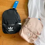 ADIDAS ORIGINALS MINI BAG 黑 裸粉 三葉草 尼龍 小包 小後背包 基本款 DOT聚點