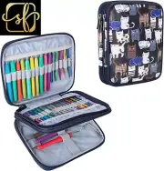 Organizer Case for Interchangeable Circular Knitting Needles, Crochet Hooks and