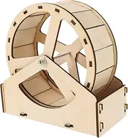 Hamster Exercise Wheel Wooden Silent Running for Animals Pet Plaything for Hamsters Mice and Hedgehogs Enhancing Joyful Living and Exercise Activities
