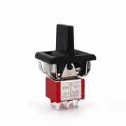 5Pcs SH R8018A-P14 MOM-OFF-MOM 6Pin Momentary Snap-in Mini Paddle Toggle Switch