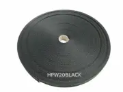 20 MM Polyester Webbing 50 Metre roll Black