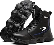 [USOR] Safety Shoes Steel Toe Cap Work Boot Shoes for Men Women Safety Shoes Mens Steel Cap Lightweight Breathable Comfortable Industrial Construction Sneakers