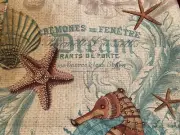Lauren Alexander Barbados SeaLife ~ Fabric Shower Curtain 72 x 72