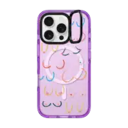 iPhone 16 Pro Impact Ring Stand Case MagSafe Compatible Colorful Boobs