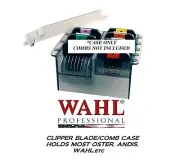 Wahl ATTACHMENT Guide COMB STORAGE CASE Clipper Blade Organizer*Also for Andis