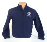 Polo Ralph Lauren Blue Zip Front Lined Nylon Jacket Youth Boy's Small S 8 NWT