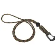 Badge Lanyard 18.8 Inch, Necklace Keychain Cord Metal Clasp Hook, Camo Gold