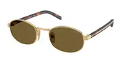 Prada PR B53S 5AK09Z Men's Sunglasses Gold Size 49
