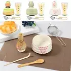 7Pcs Matcha Whisk Set Elegant Matcha Tea Set Complete Matcha Making Set··