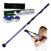 Golf Swing Trainer Aid - Foldable Adjustable Golf Training Aid with Arm Band