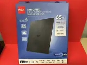 RCA-Amplified Indoor Flat HDTV Smart 65 Mile Range Antenna Multi Directional