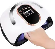 Cordless Led Nail Art Lamp, 168W Nail Art Lamp with 36 Led Beads, Smart Sensor and 4 Settings, Hand-held Design, Supports Hand and Foot Use, Suitable for Home and Beauty Salon