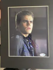 Signed 8 x 10 JSA / ACOA Paul Wesley Vampire Diaries