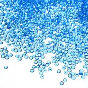 500G(1.1LB) Mini Acrylic Flat Marbles 5mm Vase Fillers Gems Decor Dark Blue