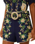 Farm Rio Flower Tapestry Shorts