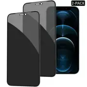 2-PACK For iPhone 13 /Pro /Max/Mini Privacy Tempered Glass Screen Protector Film
