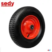 16" 4.8/4.00-8 Wheelbarrow 1" 25.4MM Bore Cart Trolley Barrow Wheel wheels Tyres
