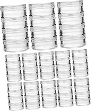 iplusmile 16pcs Travel Containers for Liquids Detachable Storage Box for Creams Lotions Shampoos Powders Spices Leak Design for Travel