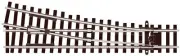 Peco SL-U1291 TT:120 Gauge Code 55 Small Radius Right Hand Turnout Unifrog