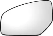X AUTOHAUX Car Rearview Left Side Mirror Glass Replacement W/Backing Plate Heated White Glass for Honda Civic 2012-2017
