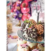 Two Dozen Strawberry & Donut Gift Bouquet by Edible Blooms