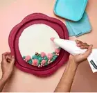 Tupperware Spinning Tray Cake Baking Decorating Lazy Susan Vineyard Coloured New