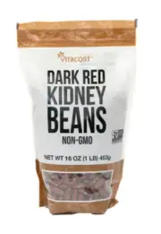 Vitacost Gluten Free Non-GMO Dark Red Kidney Beans Dark Red Kidney 844197025701