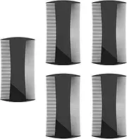 Kootinn 5 Pack Double-Sided Pocket Comb for Hair, Beards & Mustaches | Fine & Coarse Teeth, Everyday Comb For Detangling Knots, Beard Care & Grooming