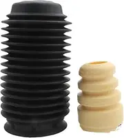 Front Dust Cover Air Shock Absorbe Bellow Boot Set, for Mazda, for 3 Axela BM BN 1.5L 2.0L 2014-2016, B45A34111 B45A34015A Suspension Bump Stop