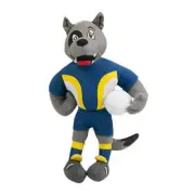 North QLD Queensland Cowboys NRL Plush MASCOT Teddy Bear Sublimated Embroidered