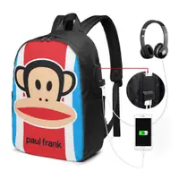 在飛比找蝦皮購物優惠-Paul Frank USB 男士筆記本電腦背包 17 英寸